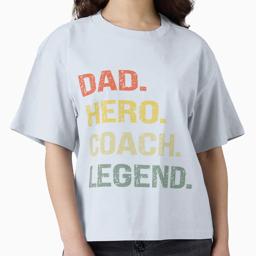 Dad Coach T-Shirt - Custom Art Print Men Women - T-Shirt, Sweatshirt, Hoodie
