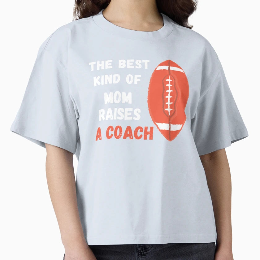Best Kind Mom Raises Coach American T-Shirt - Novelty Apparel Unisex - T-Shirt, Sweatshirt, Hoodie