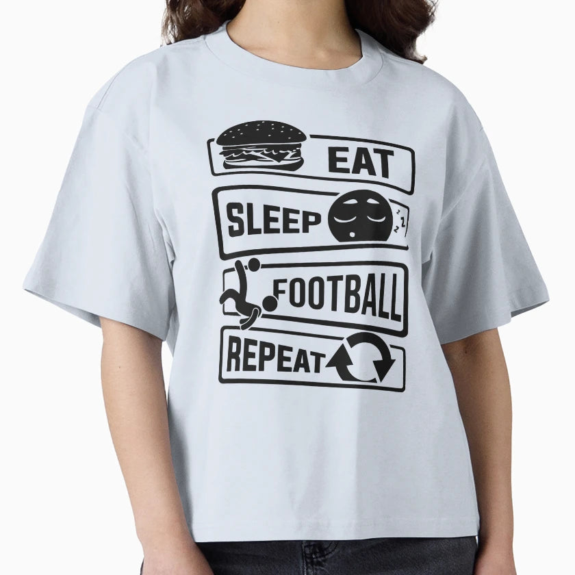 Daily Life Cycle Part 3 Football T-Shirt - Aesthetic Graphic Unisex - T-Shirt, Sweatshirt, Hoodie