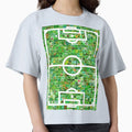 Soccer Stamps Field T-Shirt - Trendy Graphic for Adults - T-Shirt, Sweatshirt, Hoodie