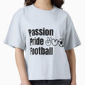 Passion Pride Football T-Shirt - Trendy Graphic for Adults - T-Shirt, Sweatshirt, Hoodie