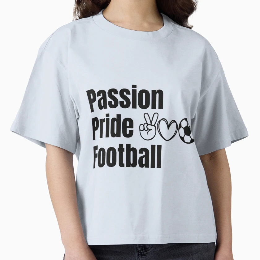 Passion Pride Football T-Shirt - Trendy Graphic for Adults - T-Shirt, Sweatshirt, Hoodie