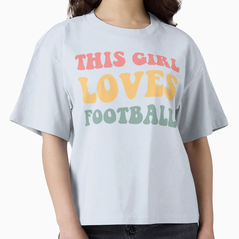 This Loves Football I T-Shirt - Casual Everyday Wear for Adults - T-Shirt, Sweatshirt, Hoodie