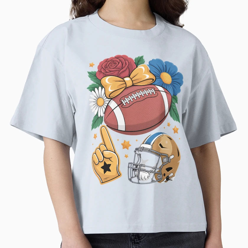 Football Game Day Fall Vibes Touchdown T-Shirt - Aesthetic Graphic Unisex - T-Shirt, Sweatshirt, Hoodie
