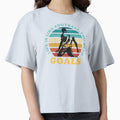 Life Is Like Football You Need Goals T-Shirt - Minimalist Print Unisex - T-Shirt, Sweatshirt, Hoodie