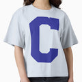 Alphabet Blue C Sports Letter C T-Shirt - Trendy Graphic Men Women - T-Shirt, Sweatshirt, Hoodie