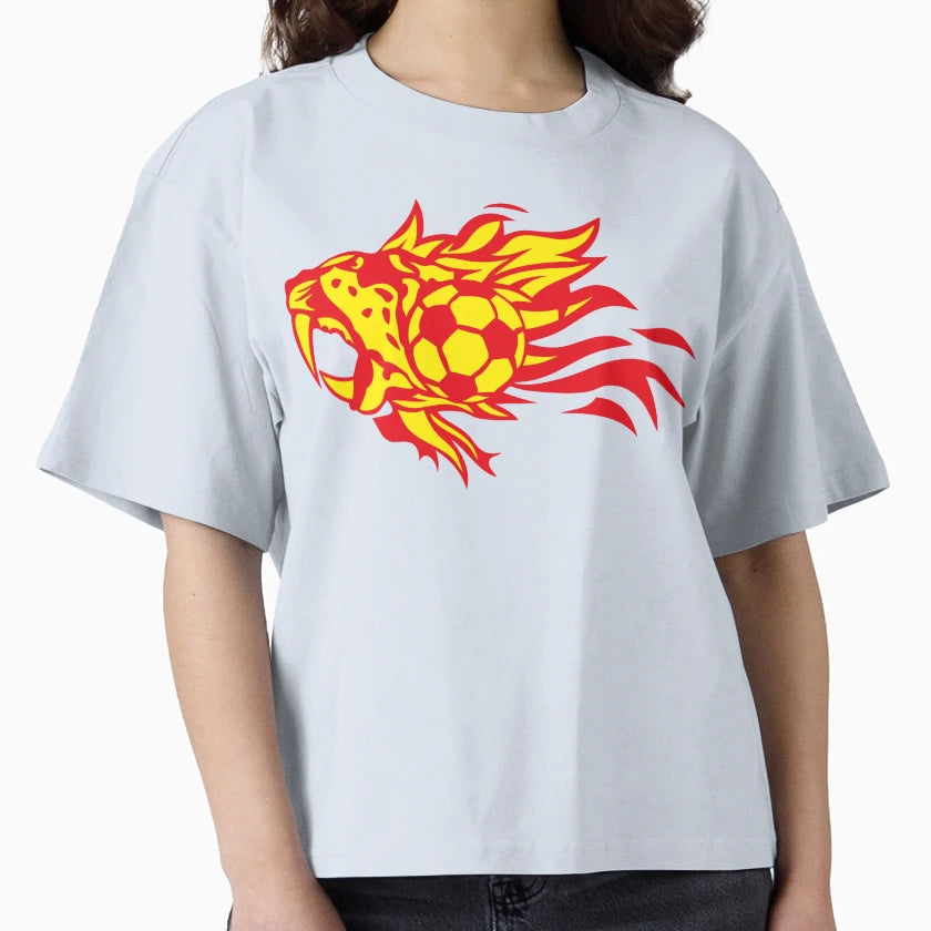 Football Leopards Flame Logo Fire T-Shirt - Unique Graphic for Adults - T-Shirt, Sweatshirt, Hoodie