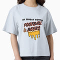 Chicago Bears Sunday Football Beers T-Shirt - Graphic Print Men Women - T-Shirt, Sweatshirt, Hoodie