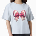 Football Bow T-Shirt - Minimalist Print for Adults - T-Shirt, Sweatshirt, Hoodie