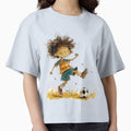 Little Playing Soccer T-Shirt - Unique Graphic for Adults - T-Shirt, Sweatshirt, Hoodie