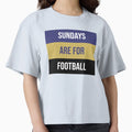 Sundays Are Football T-Shirt - Minimalist Print Men Women - T-Shirt, Sweatshirt, Hoodie