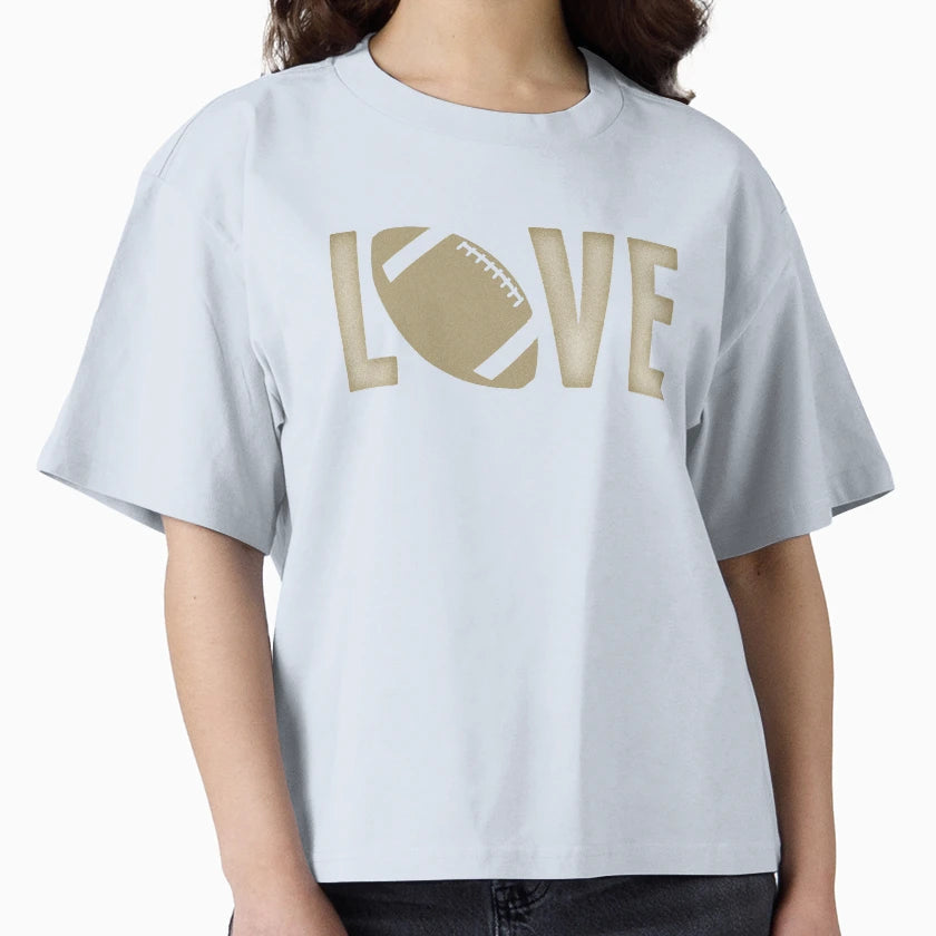 Love Football Novelty Sport Mom Product T-Shirt - Trendy Graphic Unisex - T-Shirt, Sweatshirt, Hoodie