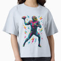 Gridiron Thunder T-Shirt - Minimalist Print Men Women - T-Shirt, Sweatshirt, Hoodie