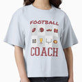 Football Coach T-Shirt - Minimalist Print for Adults - T-Shirt, Sweatshirt, Hoodie