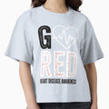 Go Red American Heart Disease Month T-Shirt - Novelty Apparel for Adults - T-Shirt, Sweatshirt, Hoodie