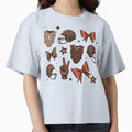 Coquette Bow Pumpkin American T-Shirt - Casual Everyday Wear for Adults - T-Shirt, Sweatshirt, Hoodie