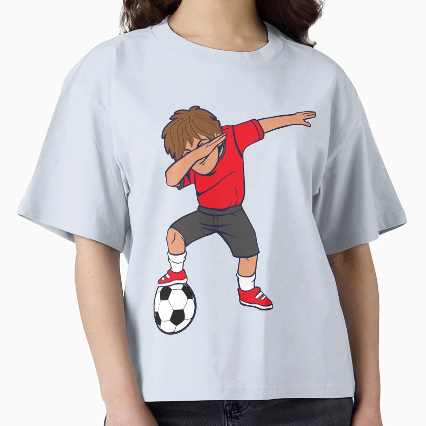 Soccer Player Dab Dabbing Soccer Gift T-Shirt - Minimalist Print for Adults - T-Shirt, Sweatshirt, Hoodie