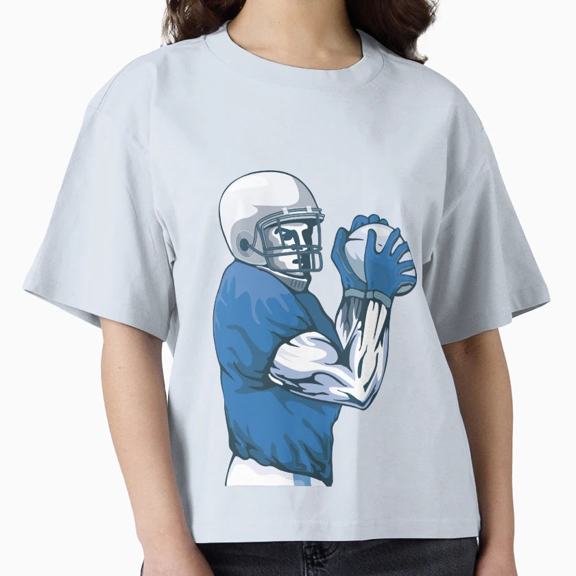 Football Player T-Shirt - Graphic Print Unisex - T-Shirt, Sweatshirt, Hoodie