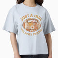 Just Who Loves Football Flowers T-Shirt - Minimalist Print Men Women - T-Shirt, Sweatshirt, Hoodie