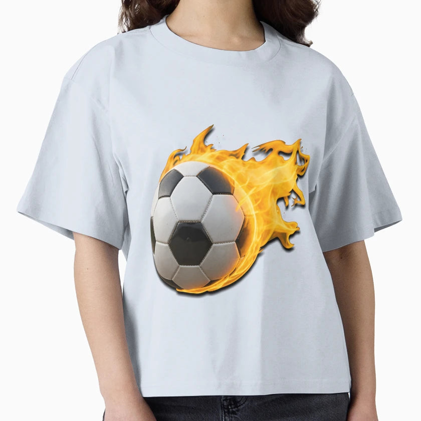Fire Football 000066 T-Shirt - Casual Everyday Wear Unisex - T-Shirt, Sweatshirt, Hoodie