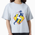 American Quarterback Football Player T-Shirt - Minimalist Print Men Women - T-Shirt, Sweatshirt, Hoodie