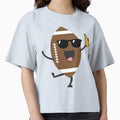 Beer Drinking Football T-Shirt - Aesthetic Graphic Men Women - T-Shirt, Sweatshirt, Hoodie