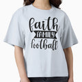 Family Football T-Shirt - Trendy Graphic for Adults - T-Shirt, Sweatshirt, Hoodie