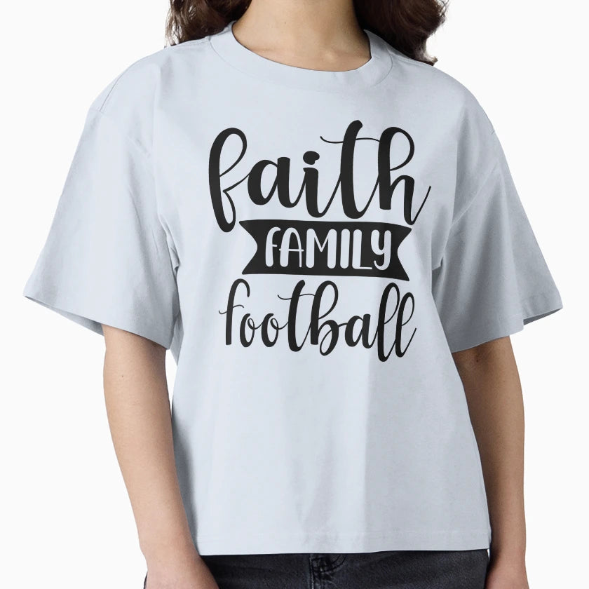 Family Football T-Shirt - Trendy Graphic for Adults - T-Shirt, Sweatshirt, Hoodie