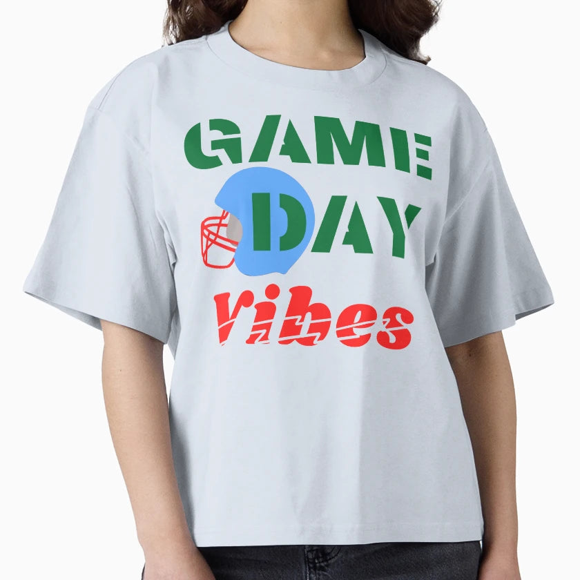 Game Day Vibes Football T-Shirt - Trendy Graphic for Adults - T-Shirt, Sweatshirt, Hoodie