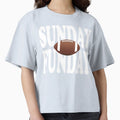 Sunday Funday Football Sport Short Sleeve T-Shirt - Graphic Print Unisex - T-Shirt, Sweatshirt, Hoodie