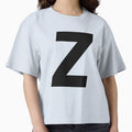 Z Word Letter Zz Zeta Zzz Zet Letra Z T-Shirt - Custom Art Print for Adults - T-Shirt, Sweatshirt, Hoodie