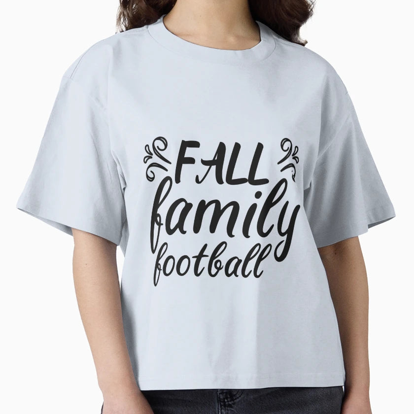 Fall Family Football T-Shirt - Streetwear Style for Adults - T-Shirt, Sweatshirt, Hoodie