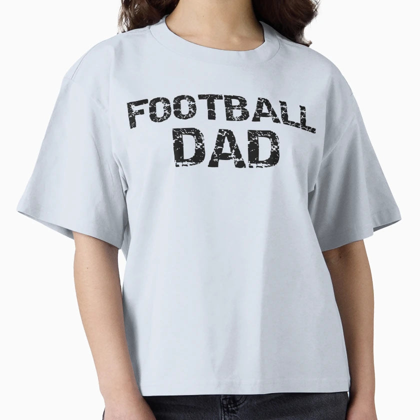 Football Dad Fathers Day Gift T-Shirt - Custom Art Print for Adults - T-Shirt, Sweatshirt, Hoodie