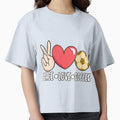 Peace Love Soccer Ball Sport T-Shirt - Fun Novelty Design for Adults - T-Shirt, Sweatshirt, Hoodie