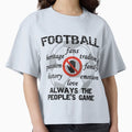 Hands Off Football Peoples Game T-Shirt - Graphic Print Men Women - T-Shirt, Sweatshirt, Hoodie