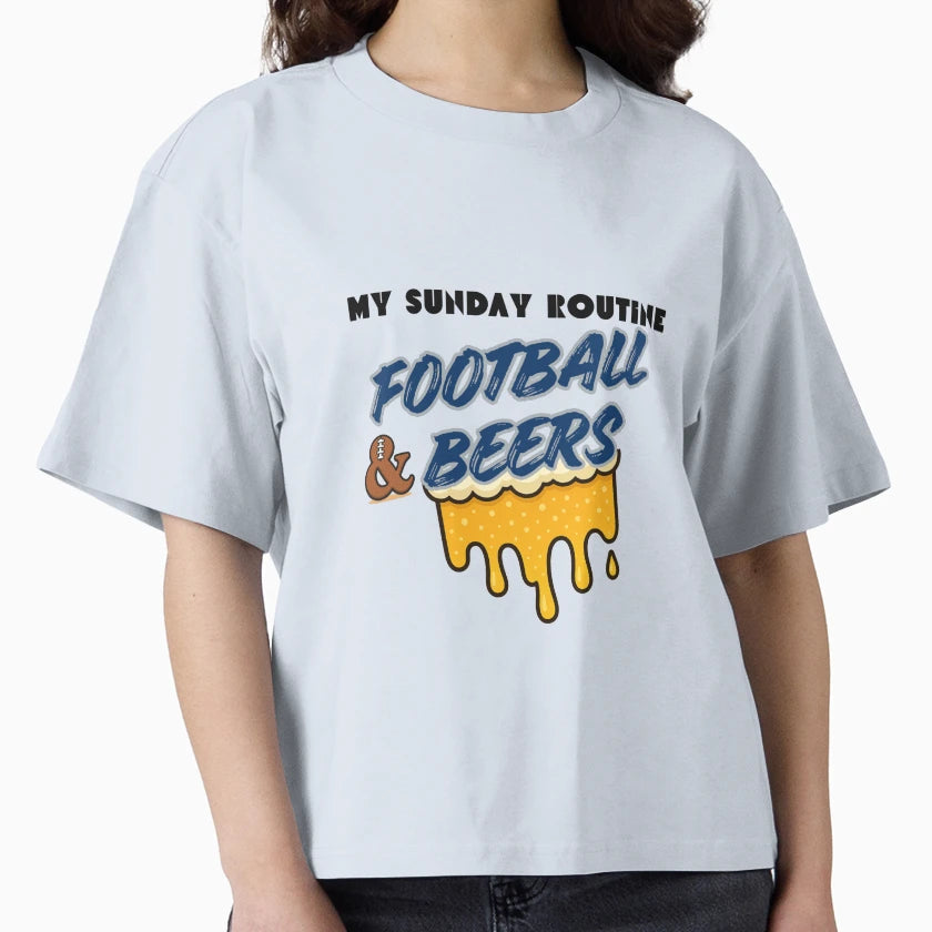 Colts My Sunday Routine Football And T-Shirt - Casual Everyday Wear Unisex - T-Shirt, Sweatshirt, Hoodie