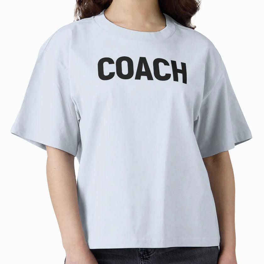 Coach Black Text T-Shirt - Streetwear Style Unisex - T-Shirt, Sweatshirt, Hoodie