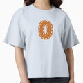 0 Number College Usa Leather Stitched T-Shirt - Minimalist Print Men Women - T-Shirt, Sweatshirt, Hoodie