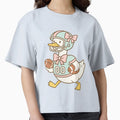 Funny Cartoon Duck American Football T-Shirt - Minimalist Print Unisex - T-Shirt, Sweatshirt, Hoodie