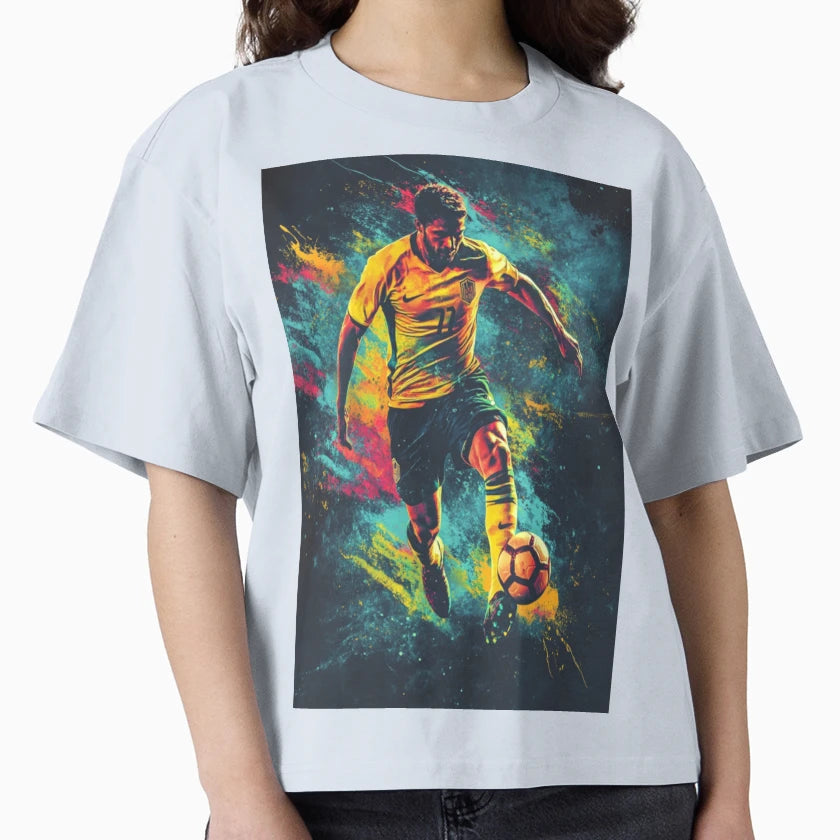 Abstract Depiction Football Player T-Shirt - Graphic Print Unisex - T-Shirt, Sweatshirt, Hoodie