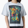 Abstract Depiction Football Player T-Shirt - Graphic Print Unisex - T-Shirt, Sweatshirt, Hoodie