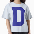 Alphabet Blue D Sports Letter D T-Shirt - Novelty Apparel Men Women - T-Shirt, Sweatshirt, Hoodie