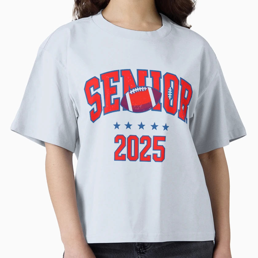 College Football Senior 2025 T-Shirt - Trendy Graphic Men Women - T-Shirt, Sweatshirt, Hoodie