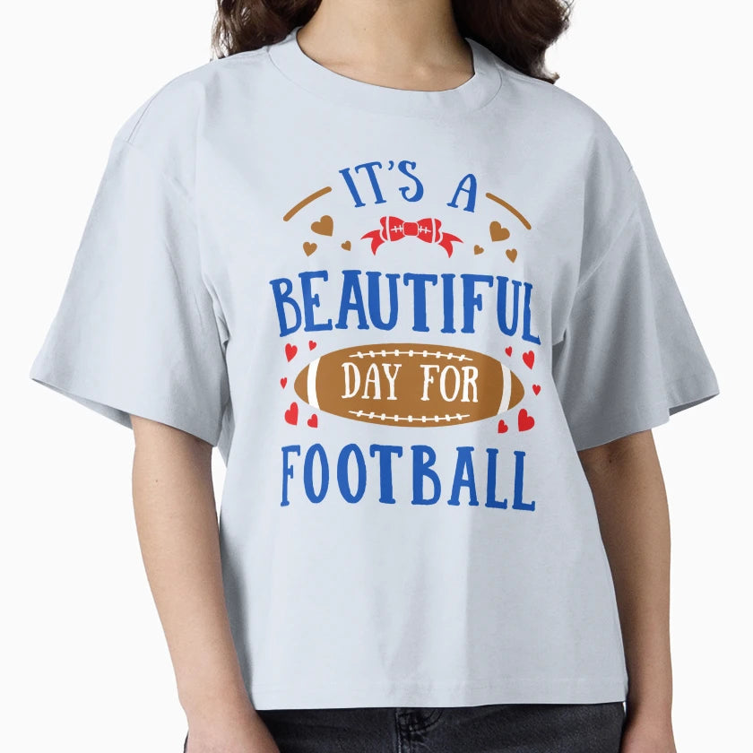 Its Beautiful Day Football Lovely T-Shirt - Unique Graphic for Adults - T-Shirt, Sweatshirt, Hoodie