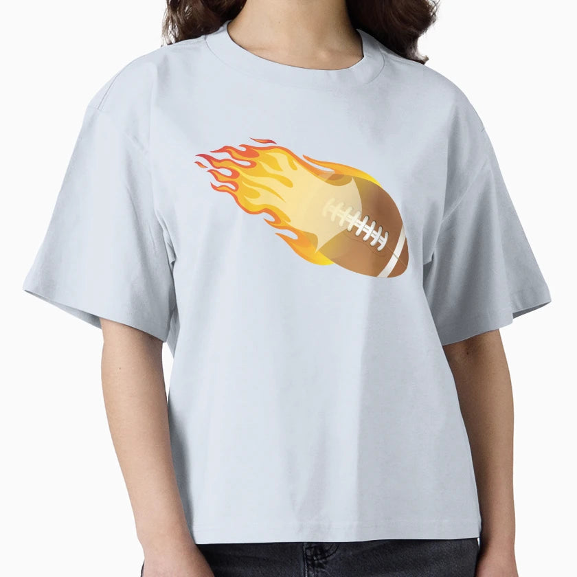 Big Game Fireball Football T-Shirt - Graphic Print Men Women - T-Shirt, Sweatshirt, Hoodie