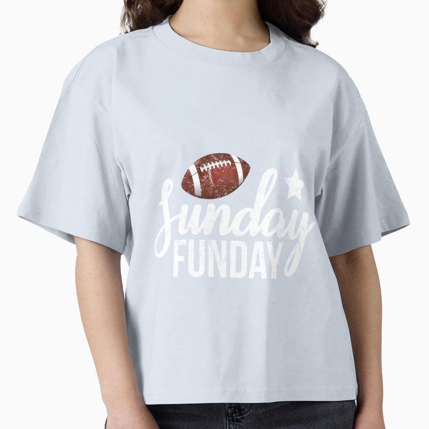 Sunday Football Funday Season T-Shirt - Custom Art Print Unisex - T-Shirt, Sweatshirt, Hoodie