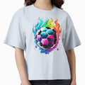 Psychedelic Soccer Ball T-Shirt - Casual Everyday Wear Men Women - T-Shirt, Sweatshirt, Hoodie