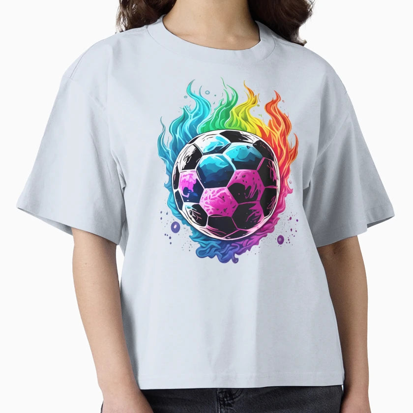 Psychedelic Soccer Ball T-Shirt - Casual Everyday Wear Men Women - T-Shirt, Sweatshirt, Hoodie