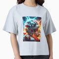 Electric Gridiron Fiery American T-Shirt - Casual Everyday Wear Men Women - T-Shirt, Sweatshirt, Hoodie
