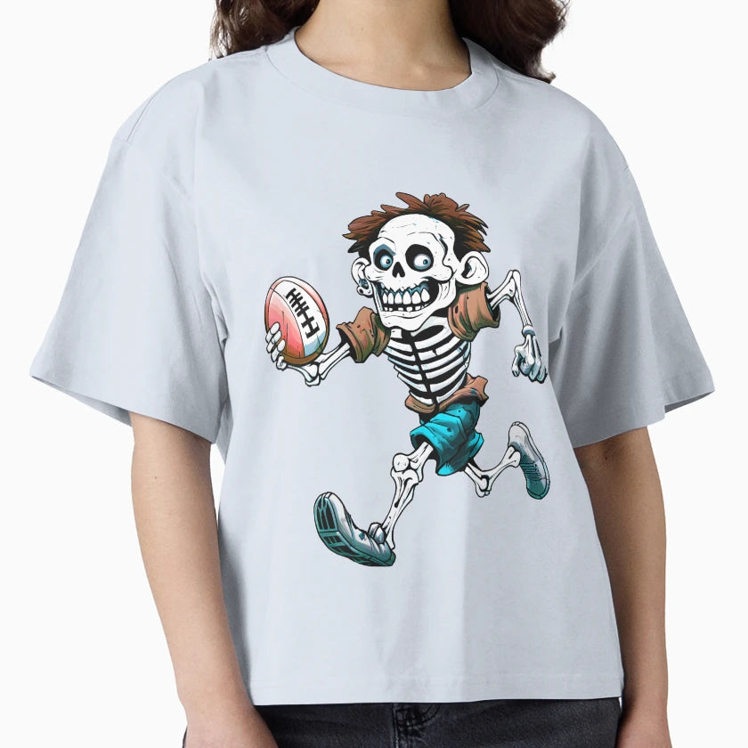 Skeletons Rugby Rugby Player Skeleton T-Shirt - Unique Graphic Unisex - T-Shirt, Sweatshirt, Hoodie